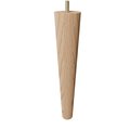 Designs Of Distinction 9" Round Tapered Leg - Ash 01243009AS6